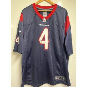 Aunthetic Nike Houston Texans Watson 4 NFL Football Jersey XL Unisex